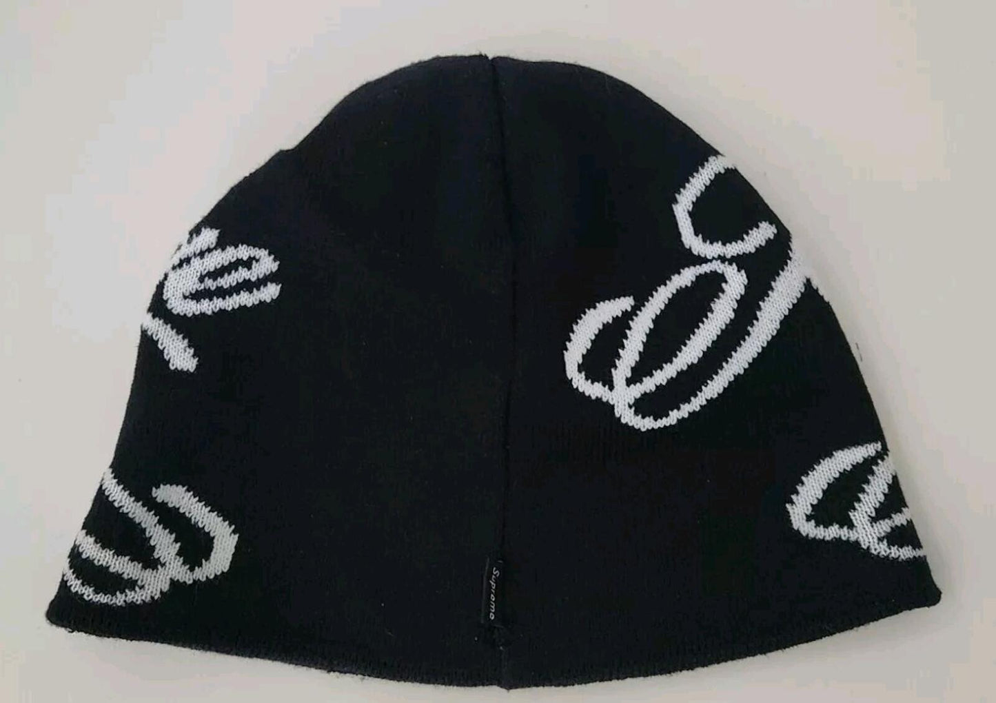 SS22 Supreme Knowledge Reigns Beanie Black Hat