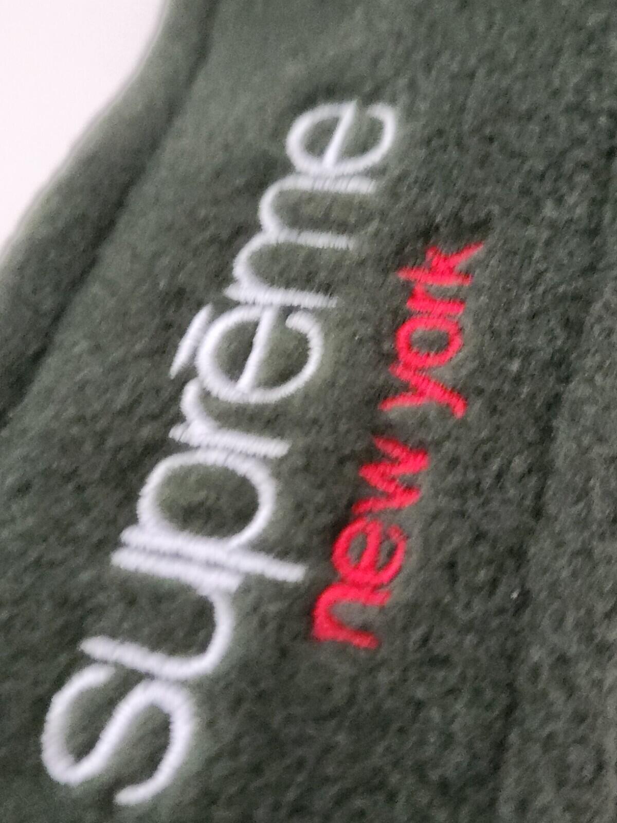 FW18 Supreme x Polartec Olive fleece headband Green Accessory