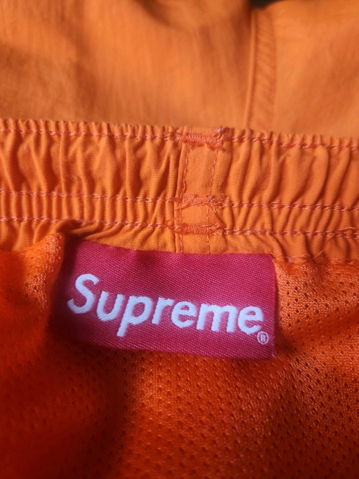 SS20 Supreme Mesh Panel Water Short Orange Swim Size L