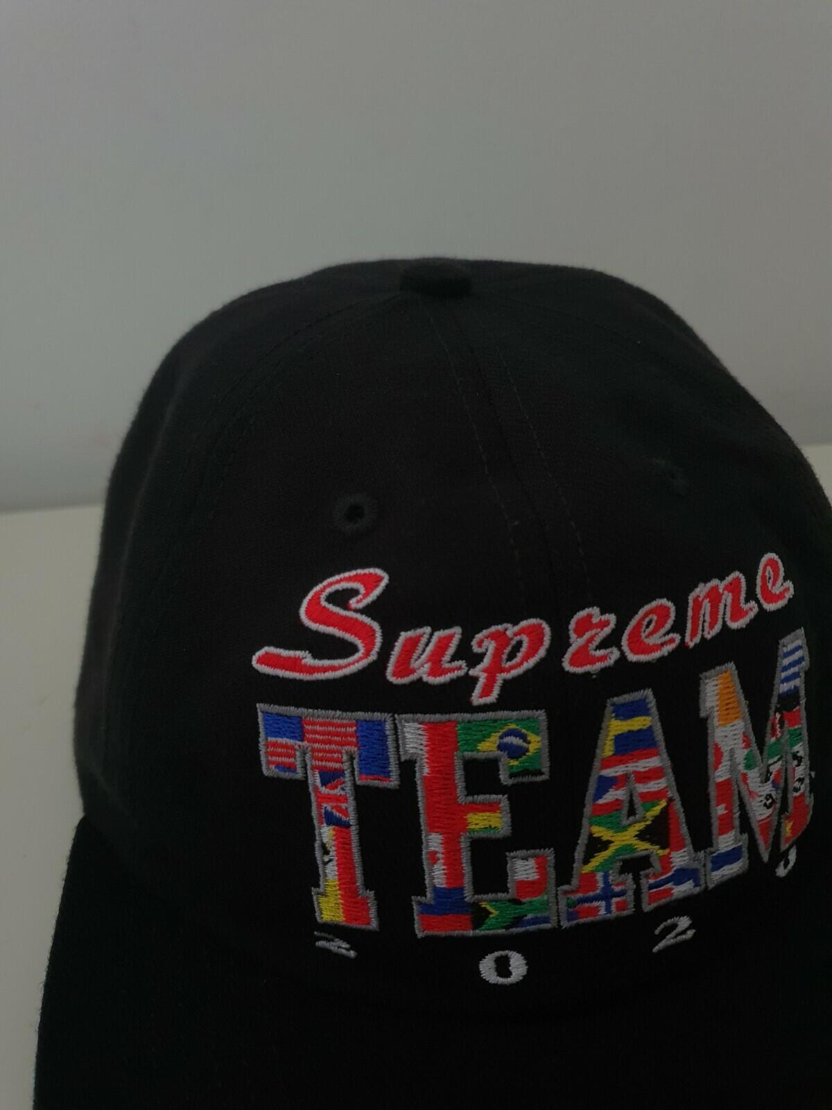 SS20 Supreme Supreme Team 6-panel Cap Black