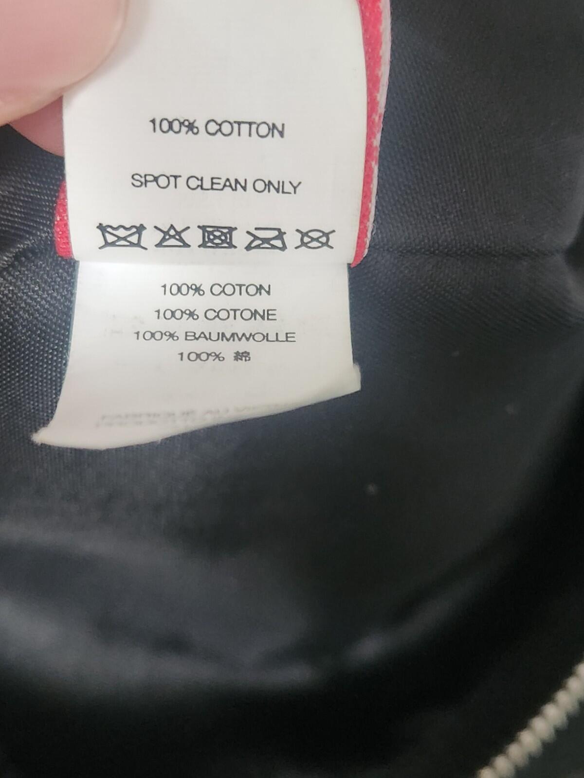 SS22 Supreme Fat Tip Jacquard Denim Backpack bag Black Rucksack