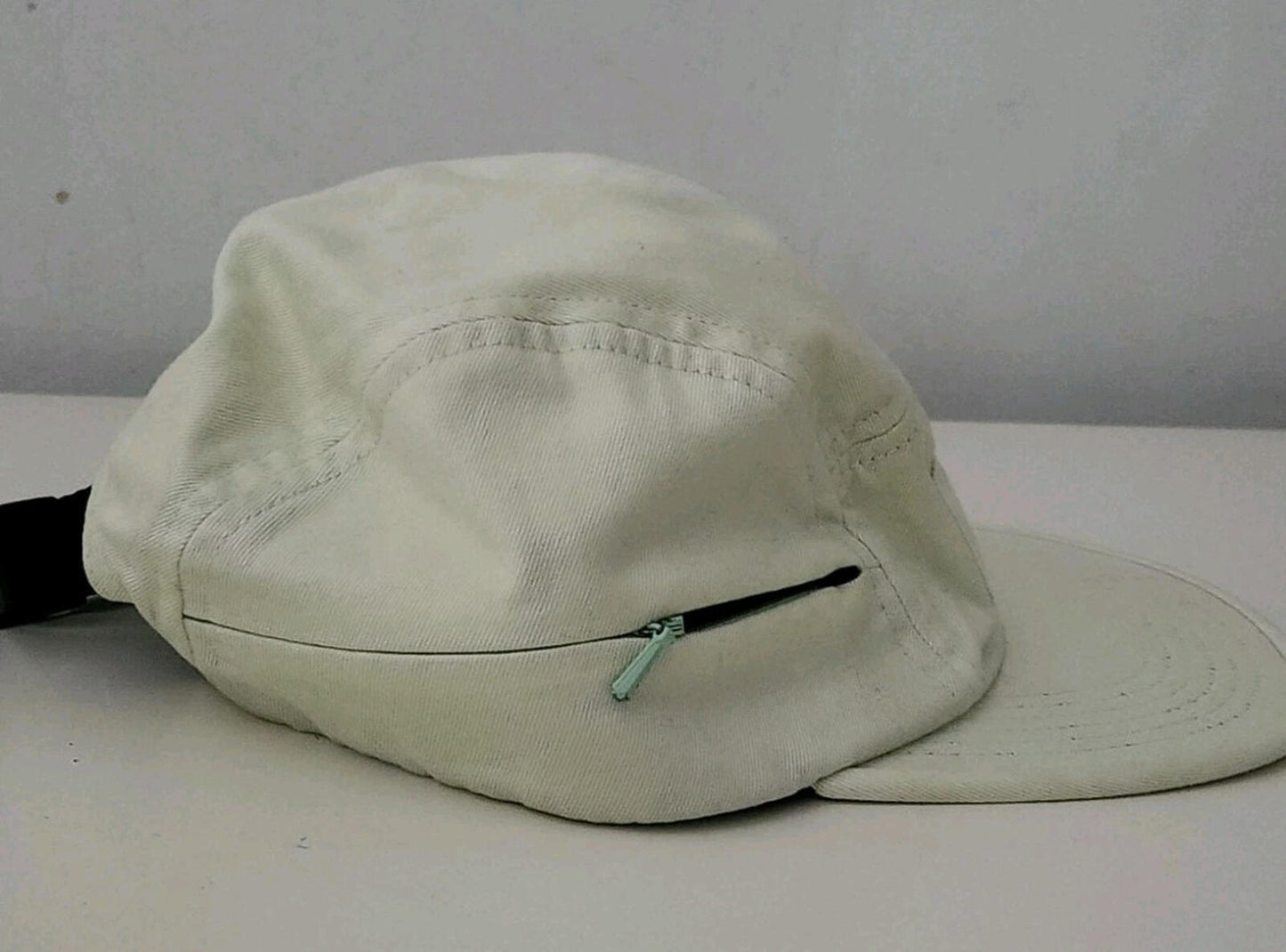Gorra tipo campamento Supreme Side Zip FW17 lima pálido