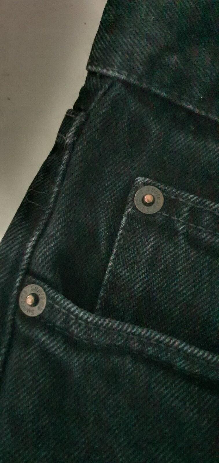FW16 Supreme Black Slim Jeans Size 34 W34 L27 altere
