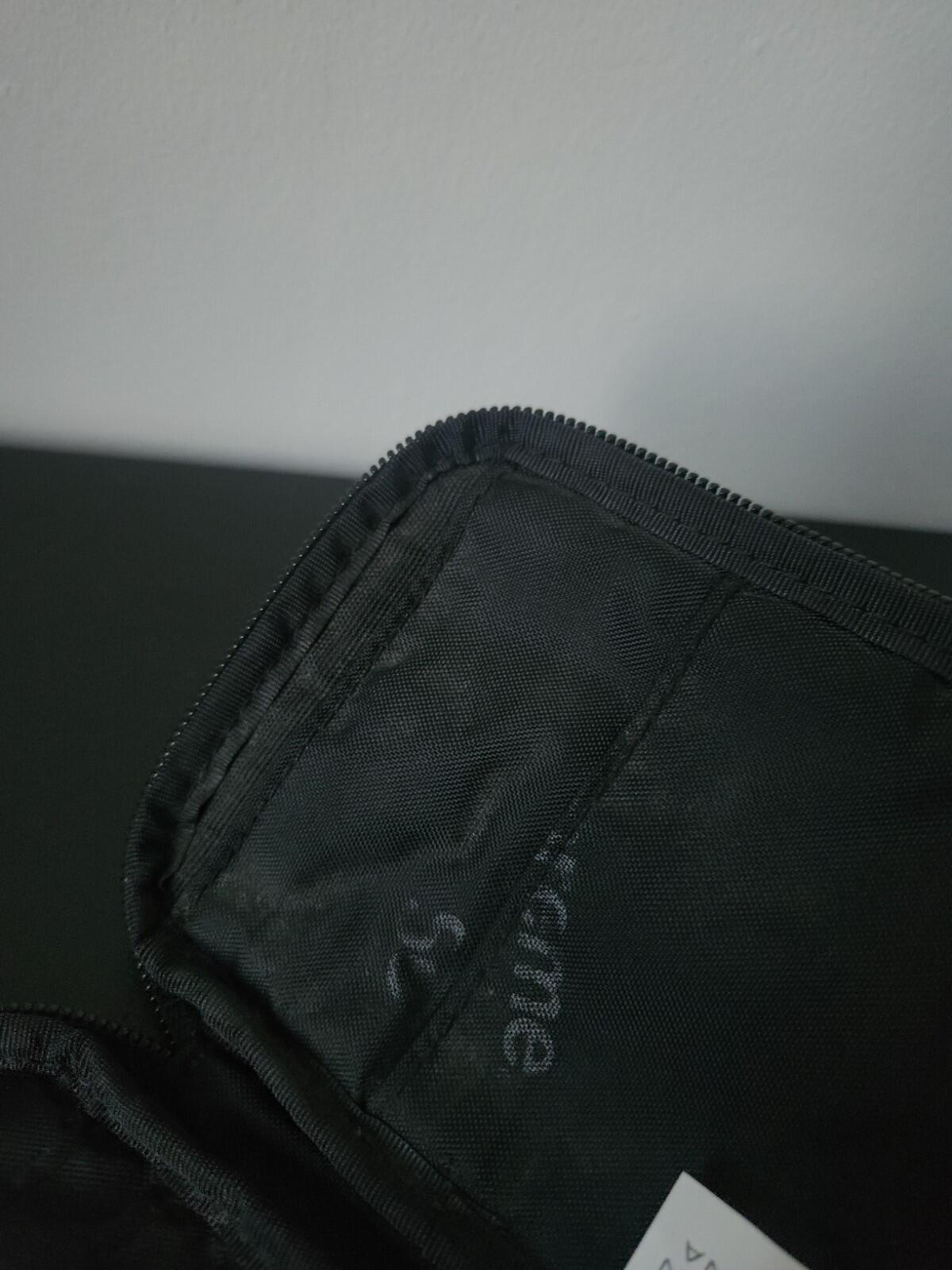 FW19 Supreme schwarze kleine Reißverschlusstasche aus Cordura-Nylon, wasserabweisende Geldbörse, neu