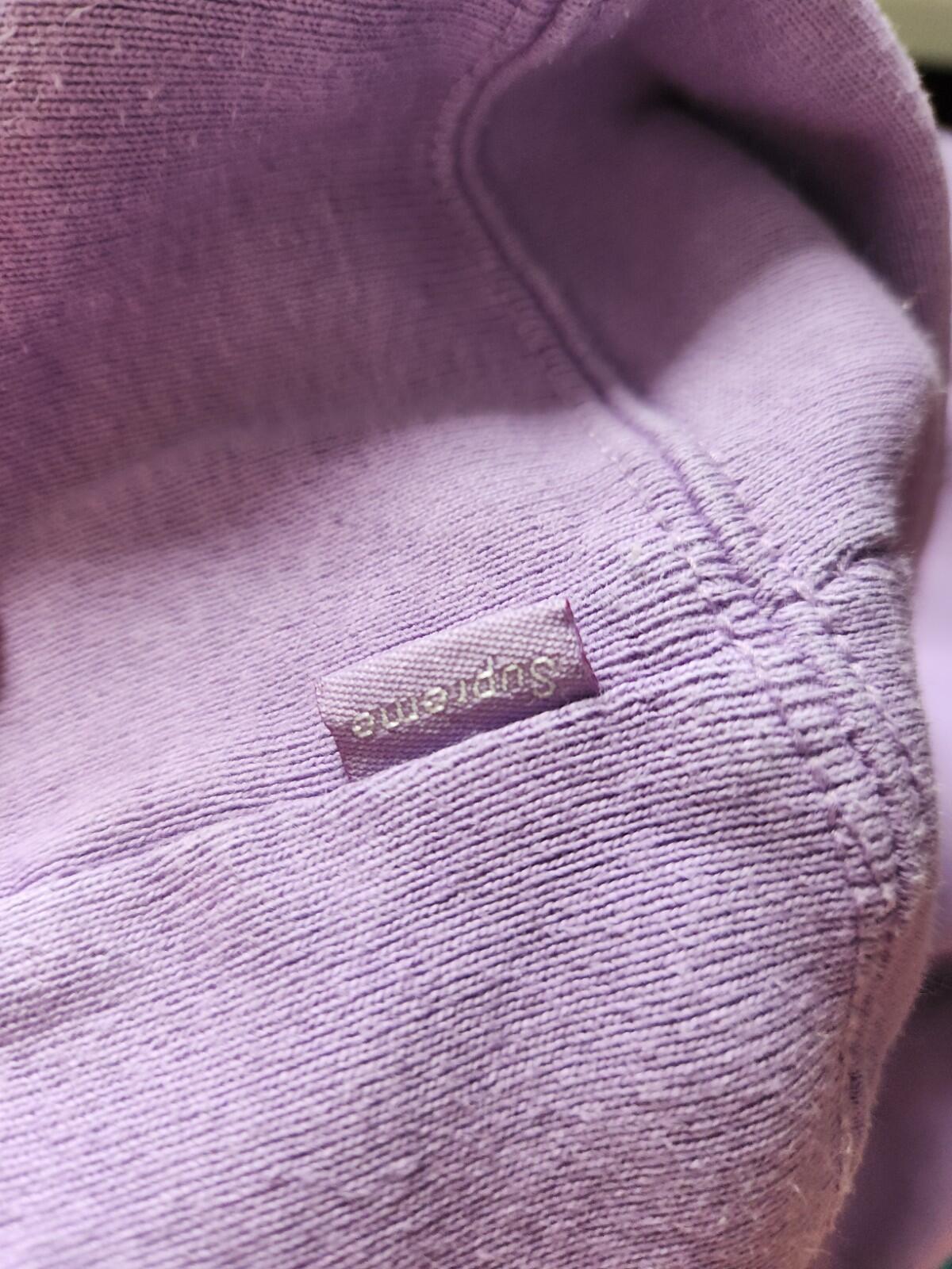 SS20 Supreme Tonal Webbing Hooded Sweatshirt Size L Large Violet Hoodie