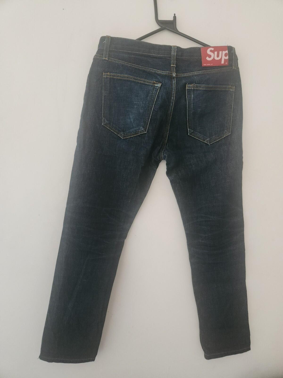 Supreme Denim Slim Jeans Blue Size 30 W30 L27 ALTERED