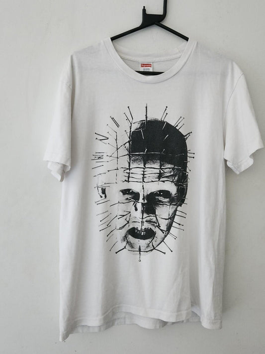 Camiseta Blanca Talla M Mediana SS18 Supreme Hellraiser Pinhead