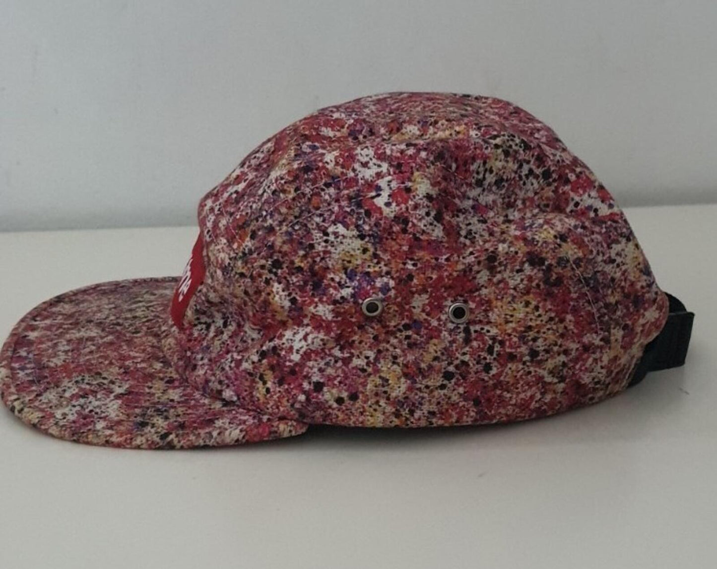 SS13 Supreme x Liberty Art Fabrics Splatter Camp Cap Vintage Hut Box Logo Selten