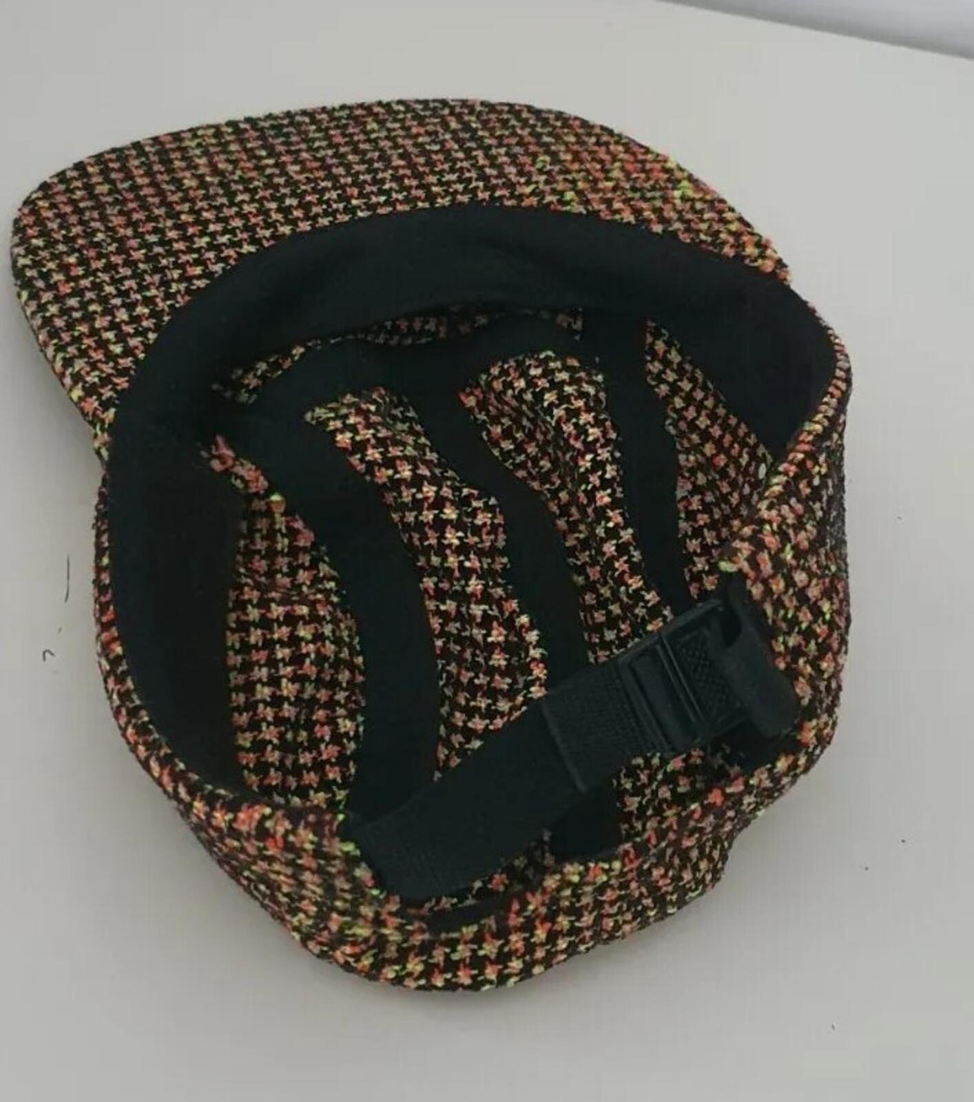 FW17 Supreme BOUCLÉ HOUNDSTOOTH CAMP CAP hat box logo Neon