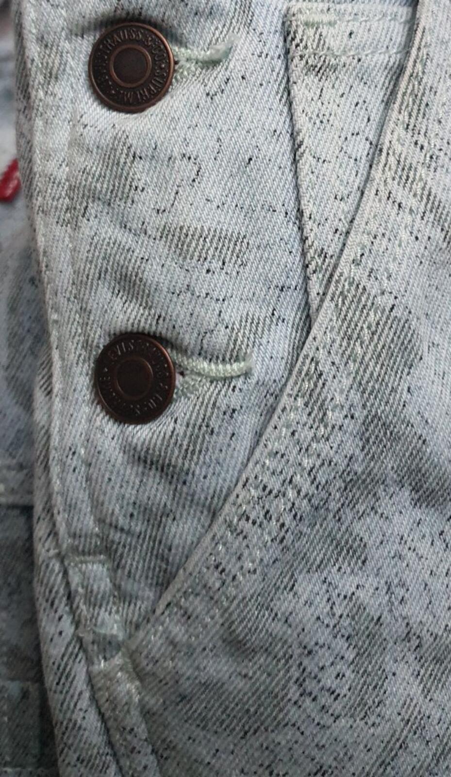 FW17 Supreme x LEVI'S Snakeskin Overalls Latzhose Hellblau Größe M