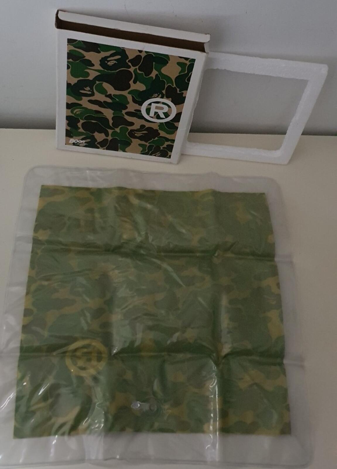 A BATHING APE Camo inflatable pillow camouflage BAPE Very rare Accessory