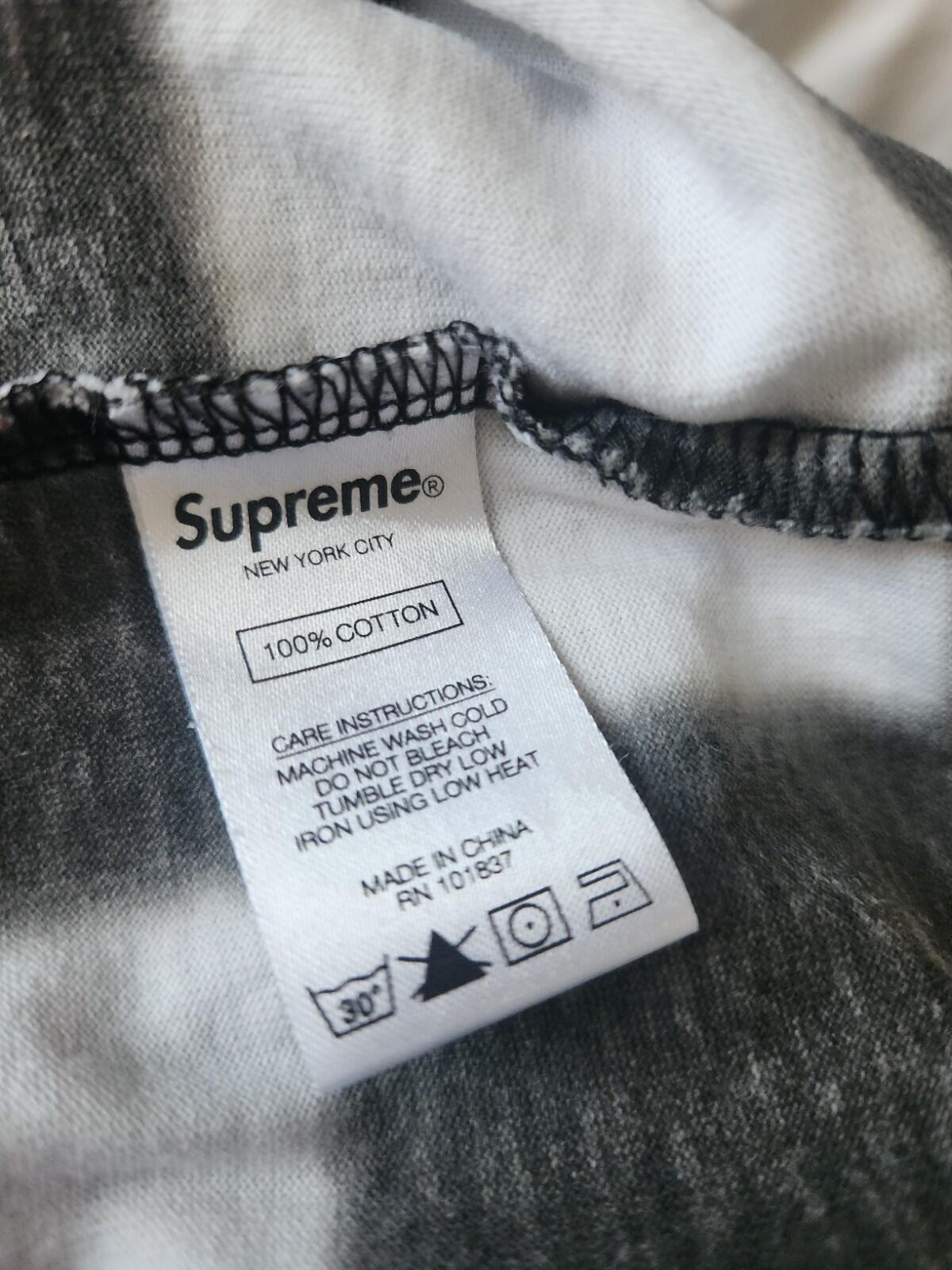 SS20 Supreme Small Box Tee size M Medium Checkerboard T-shirt Black White