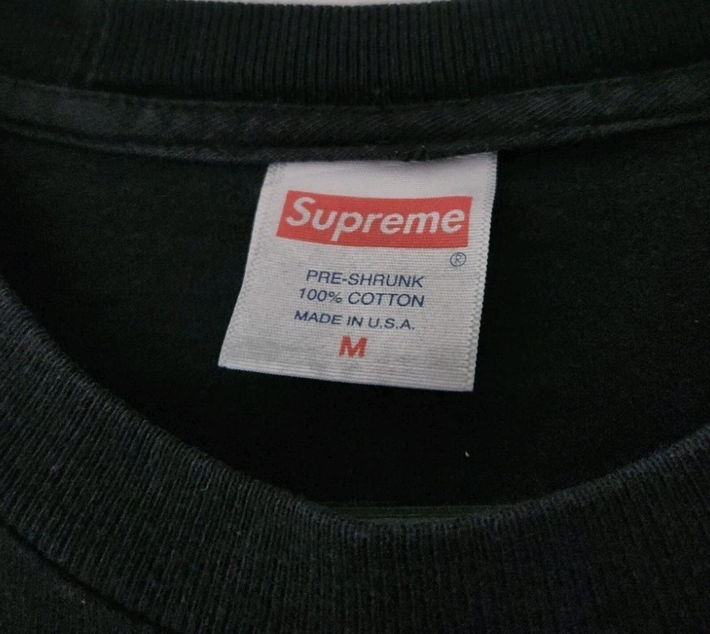 SS16 Supreme x Black Sabbath War Pigs Tee Black M Ozzy Osbourne