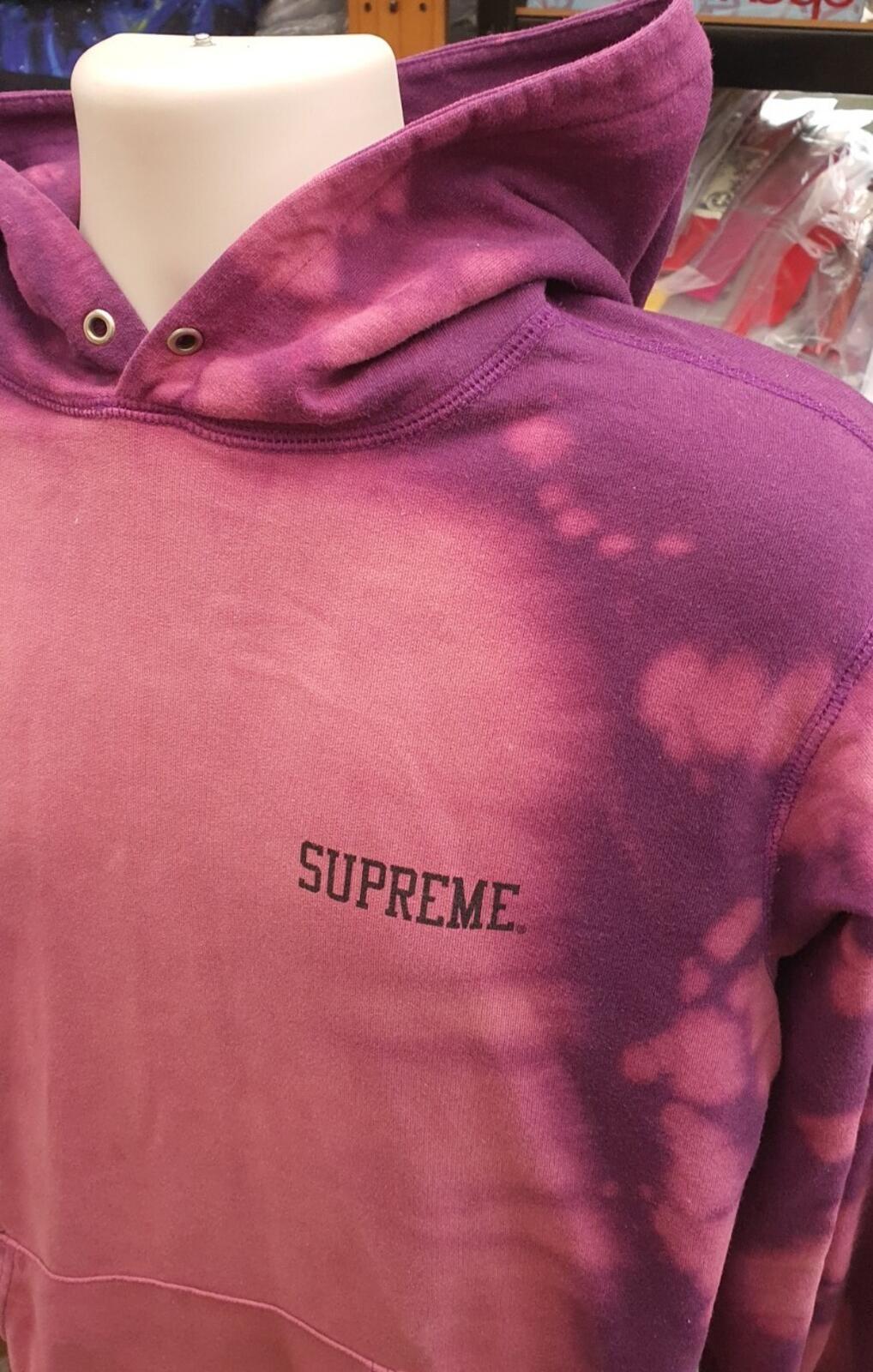 SS14 Supreme Siouxsie Sioux Tie Dye Hooded Sweatshirt Size M