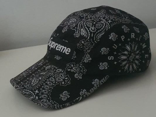 Gorra camp Supreme Bandana SS21 negra