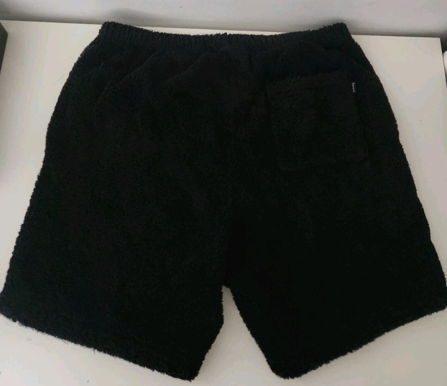 SS18 Supreme Terry Logo Short size M Medium shorts black Jacquard logo