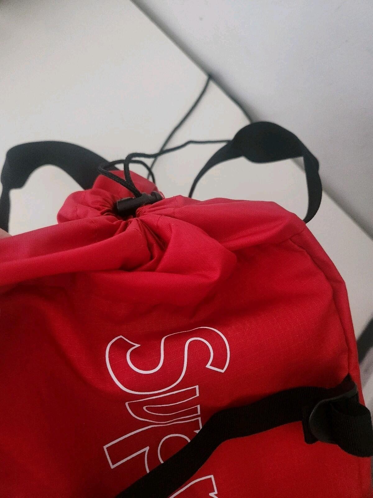 SS19 Supreme tote backpack Red bag cordura 18L nylon