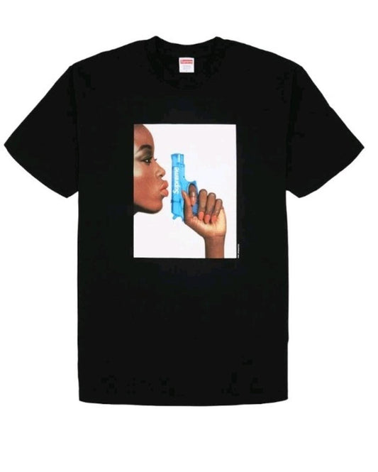 SS21 Supreme Water Pistol Tee Camiseta Negra Talla XL Nueva Fabricado en EE. UU.