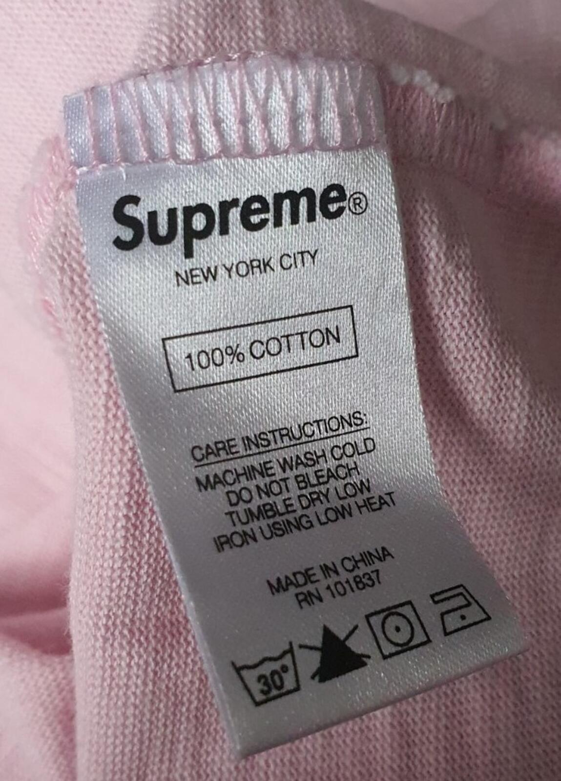 SS21 Supreme Collage S/S Top Tee size L large pink T-shirt Worn 1x