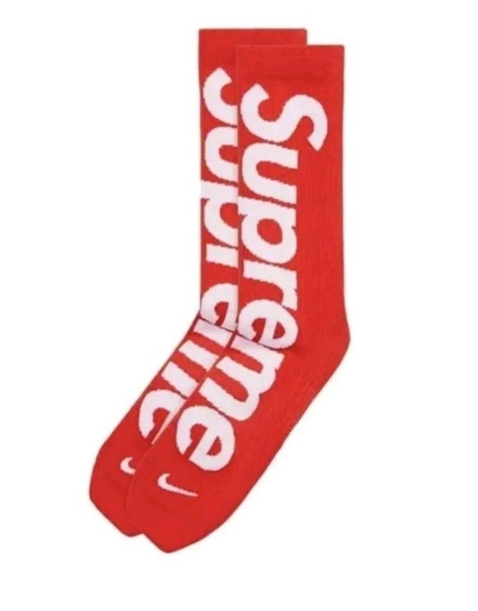 Calcetines tobilleros ligeros Supreme Nike, talla 5, rojos (1 paquete), Reino Unido 11-12.5, EUR 46-48