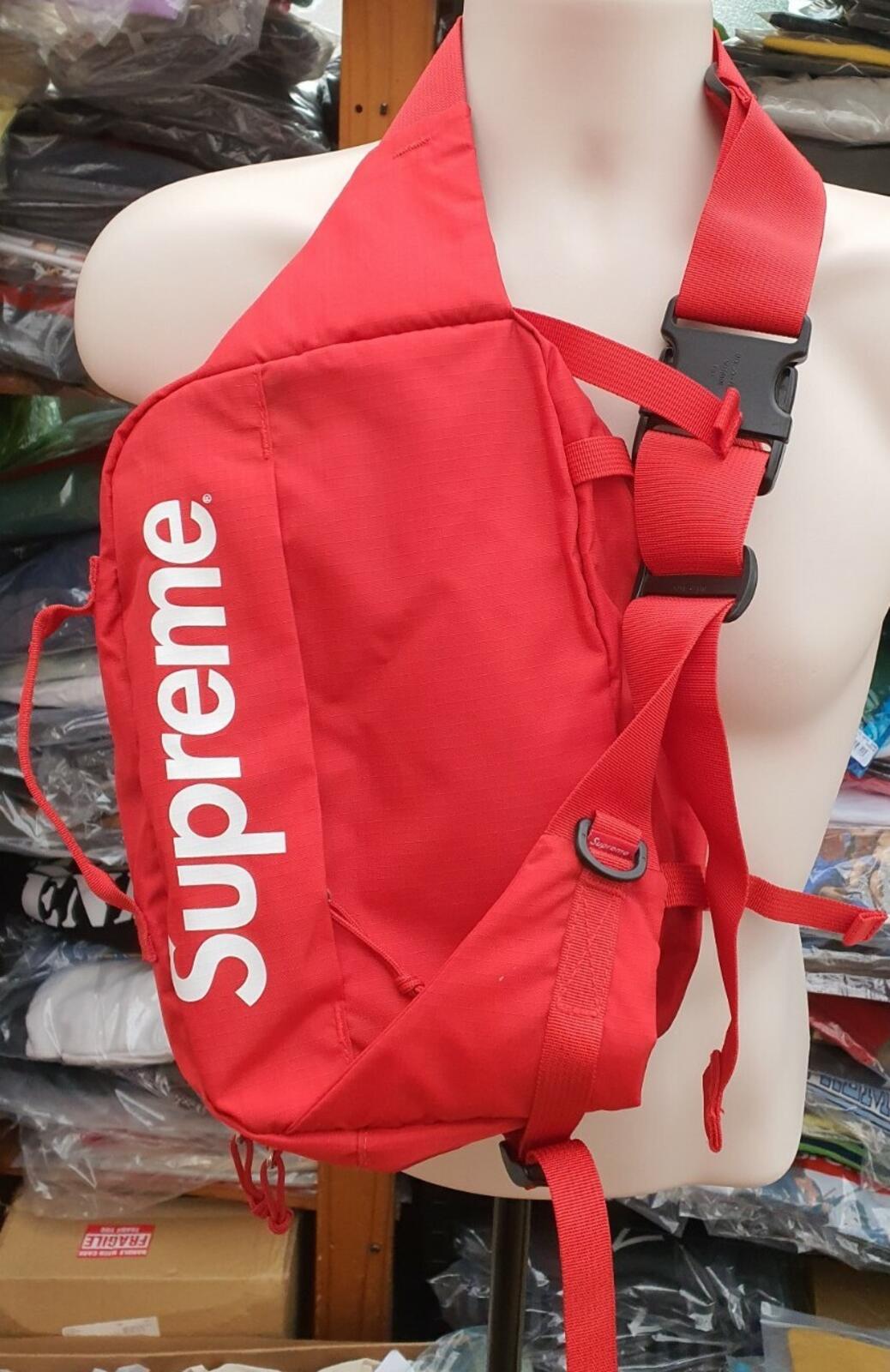 SS16 Supreme Shoulder Waist Bag Red