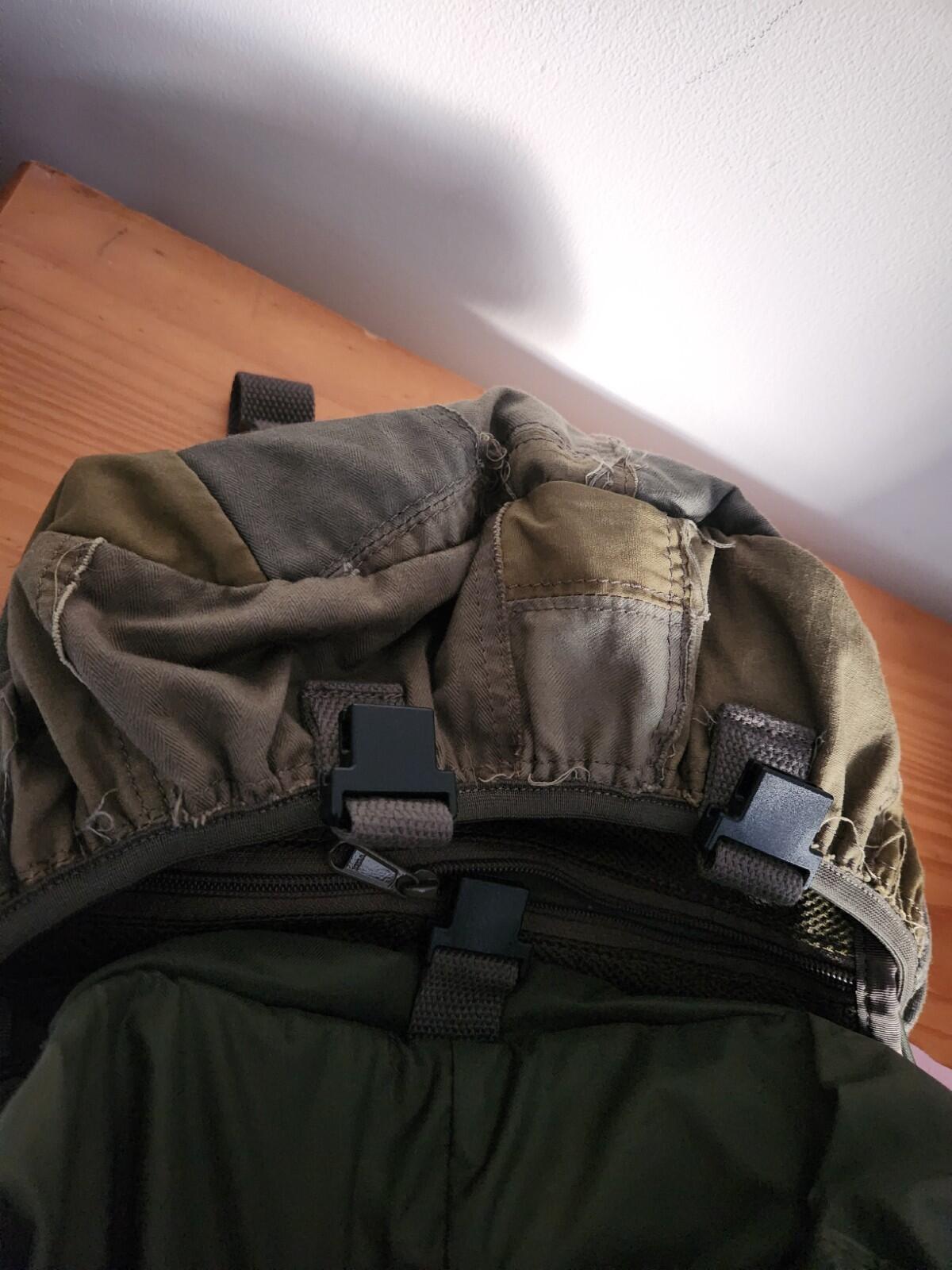 Mochila Supreme x JUNYA WATANABE CDG MAN Patchwork Oliva Otoño/Invierno 2021