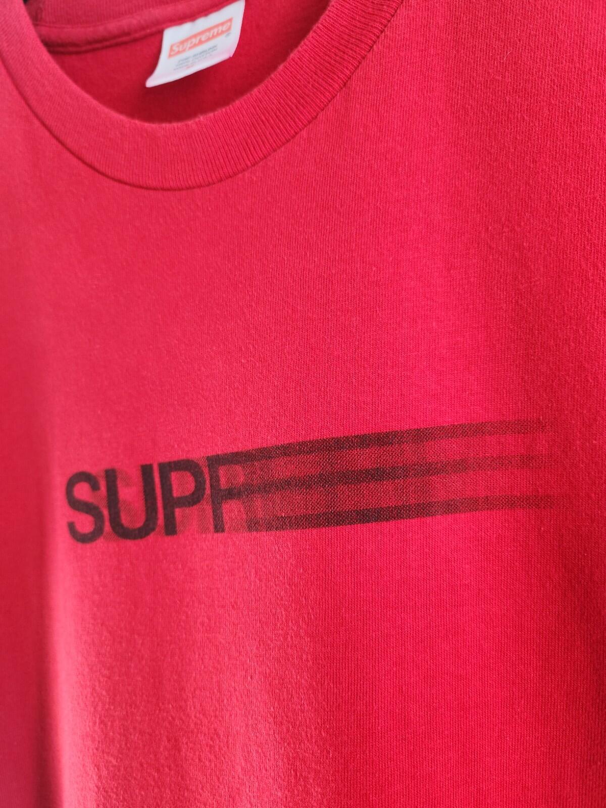 SS16 Supreme Motion Tee Red Size M