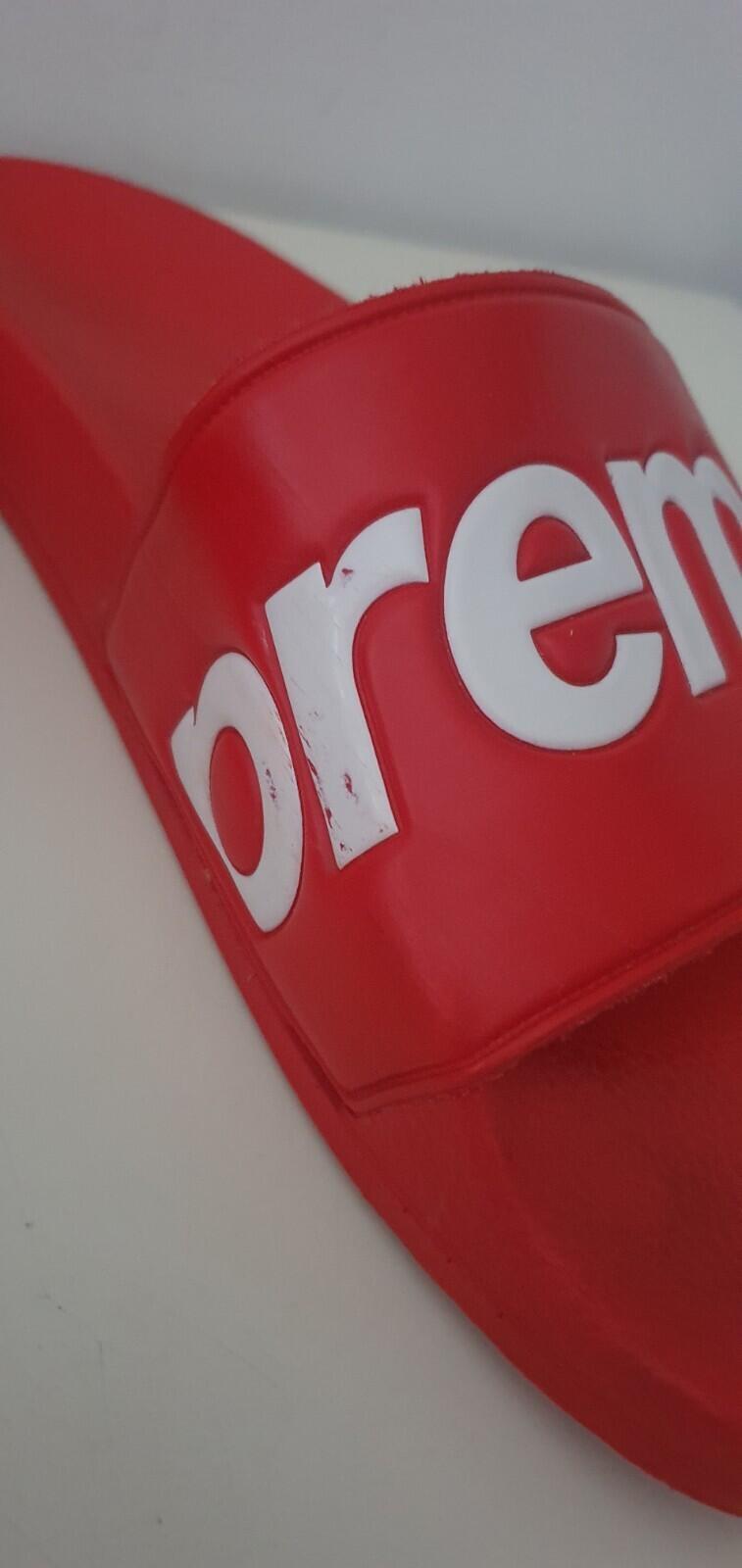 SS14 Supreme Sandalia Roja Talla UK 8 US 9 EUR 42.5