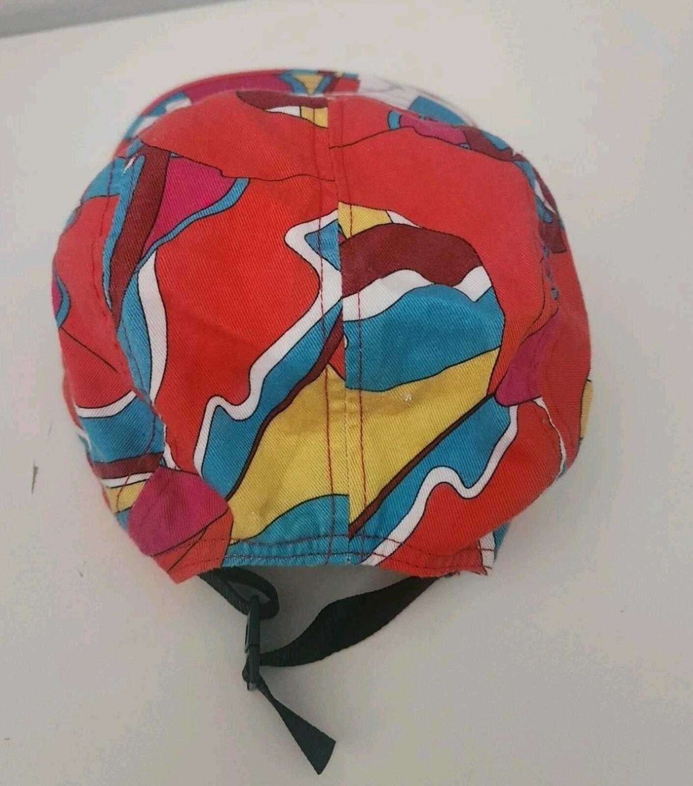SS16 Supreme Abstract camp cap red blue box logo rare hat made in USA