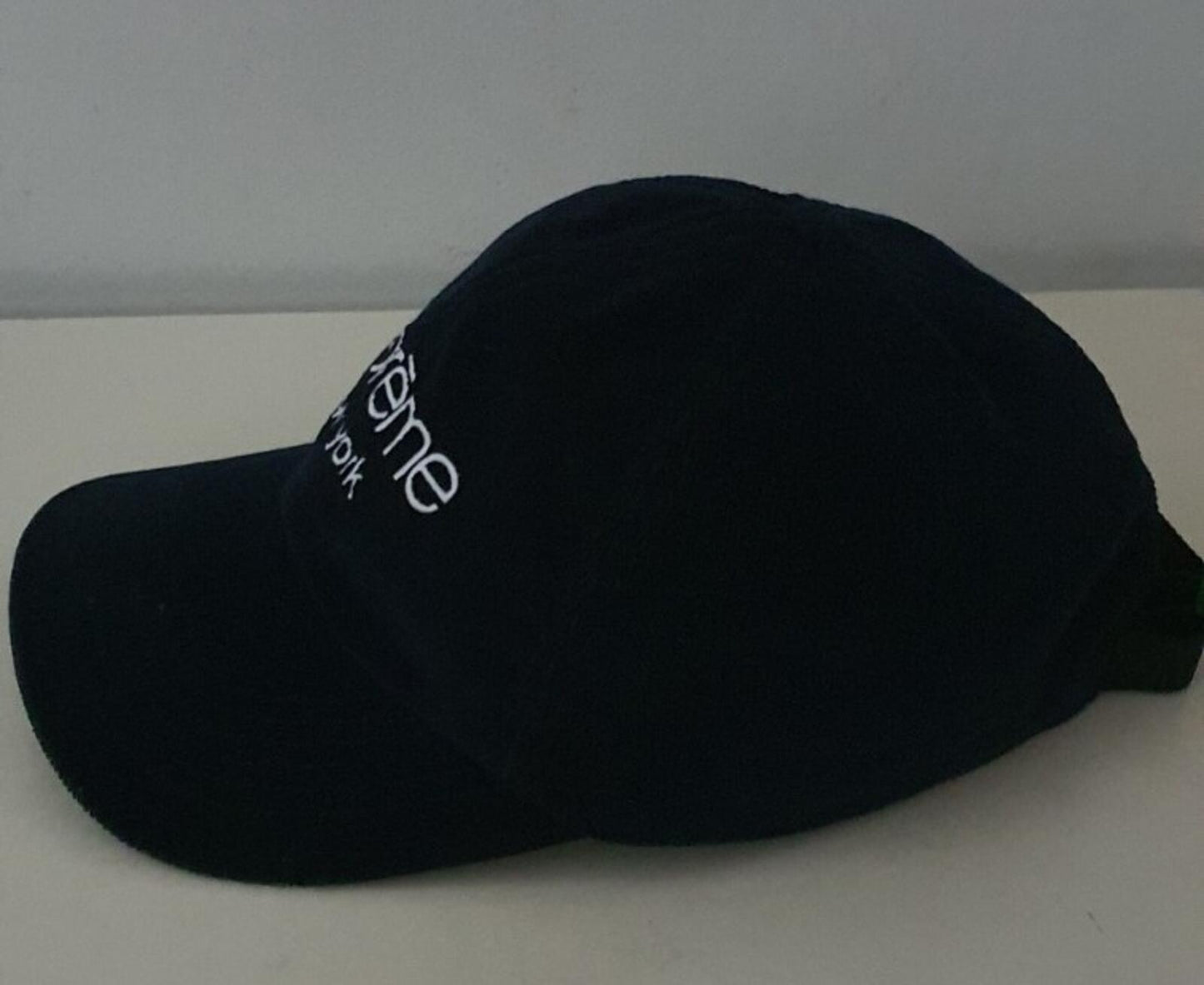 FW21 Supreme GORETEX corduroy Classic Logo 6-panel navy Cap water resistant hat
