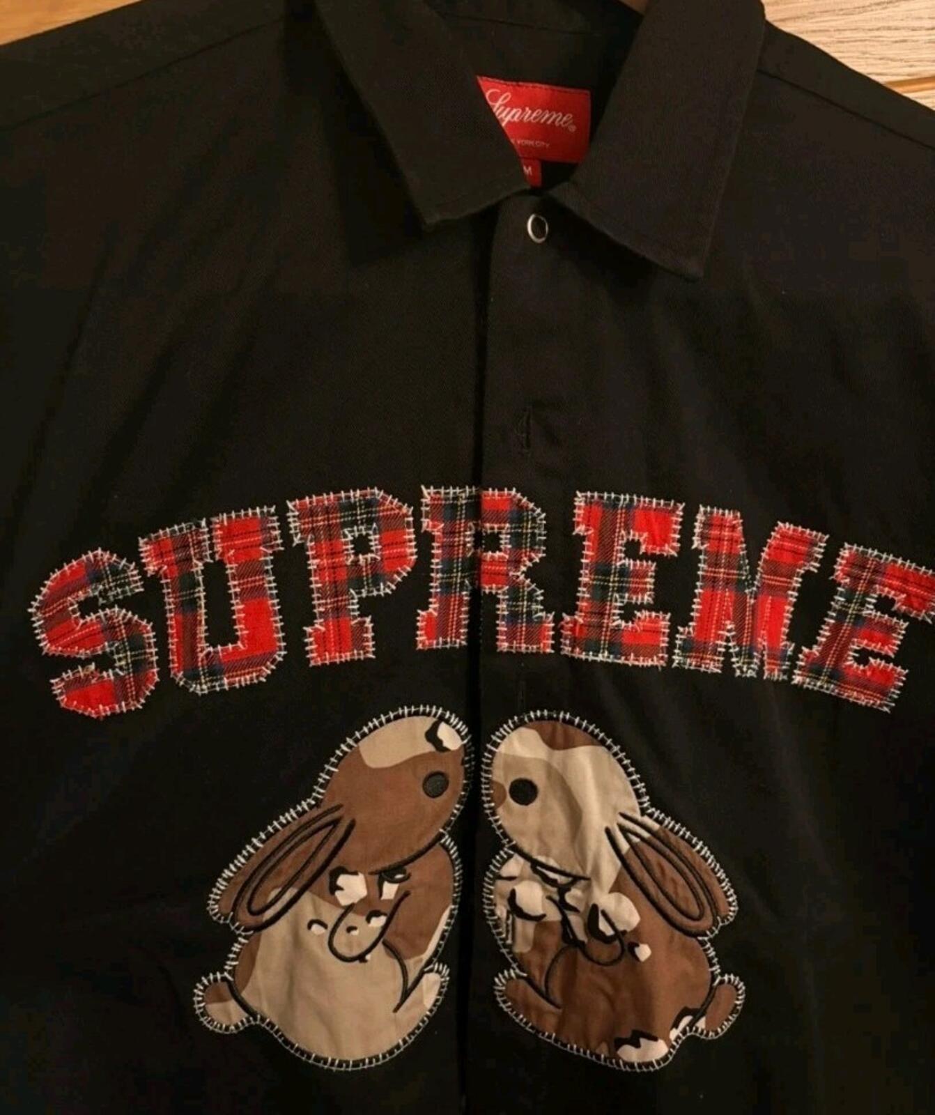 SS23 Supreme Bunnies Work Shirt Black Size M