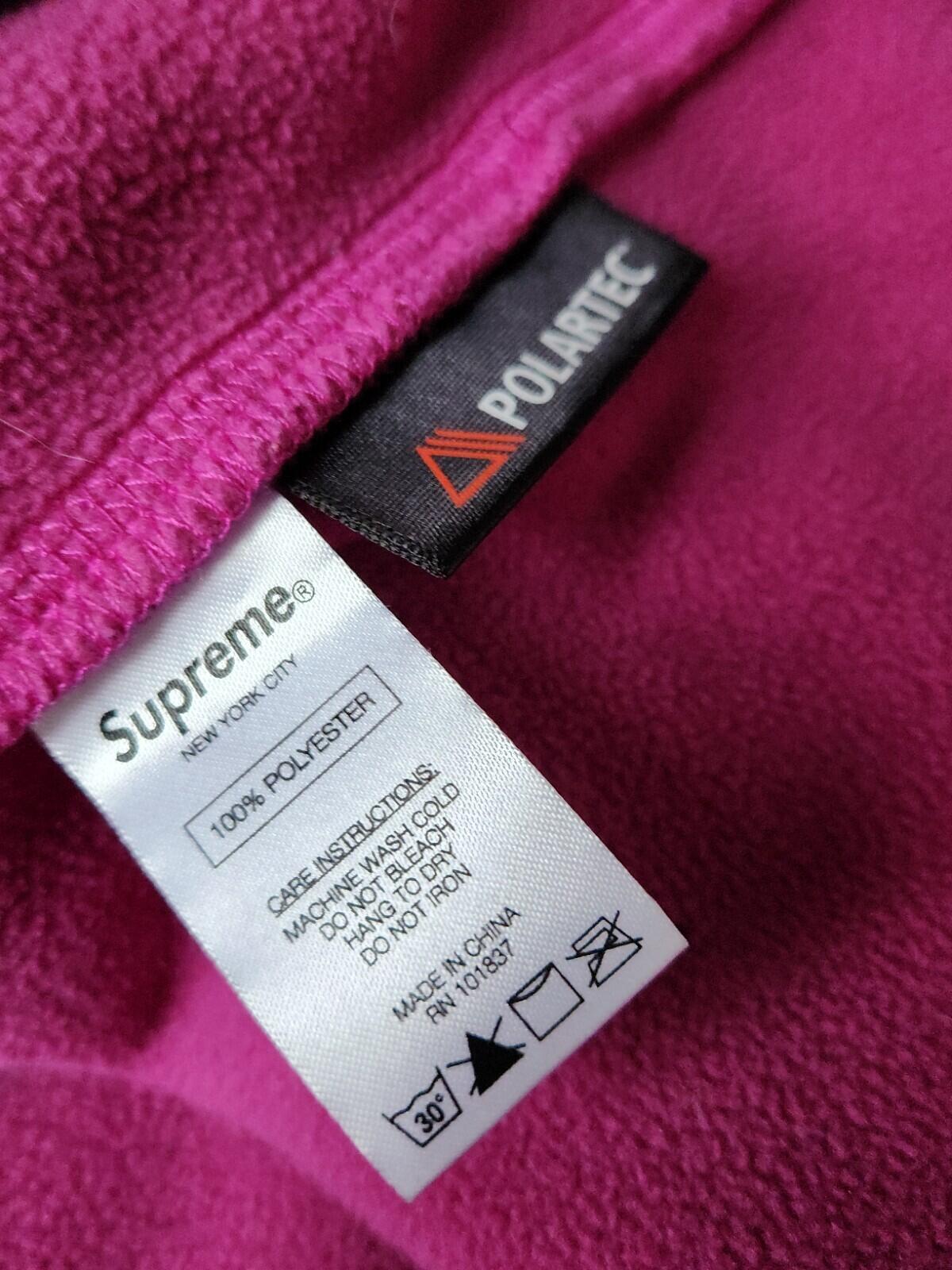 FW15 Supreme Polartec Fleece Weste Größe S Small pink