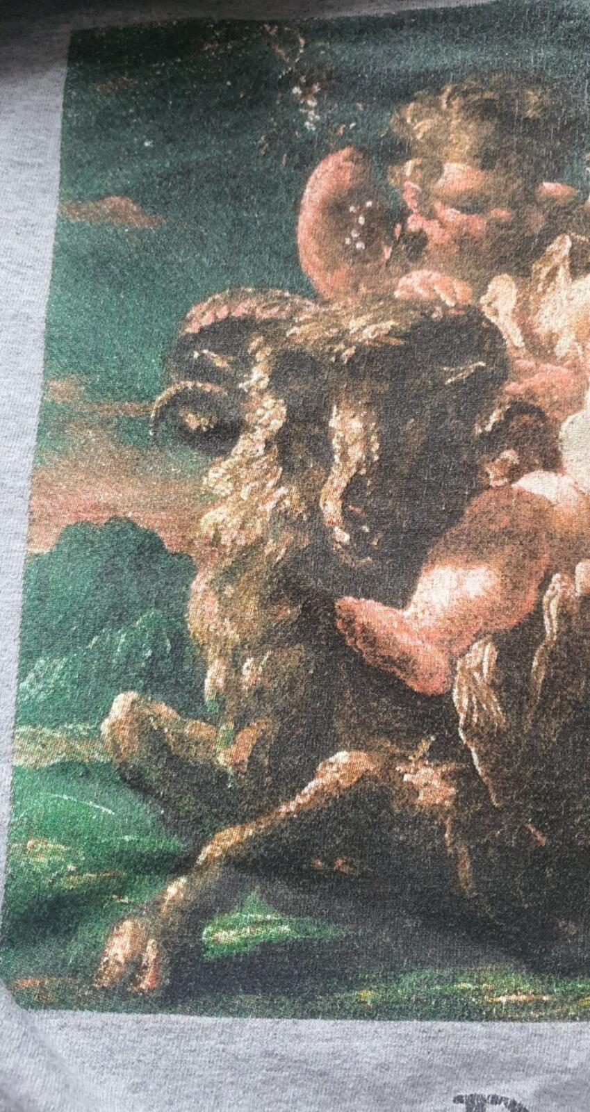 SS15 Supreme Bacchanal tee Grey T-shirt size medium M Rare