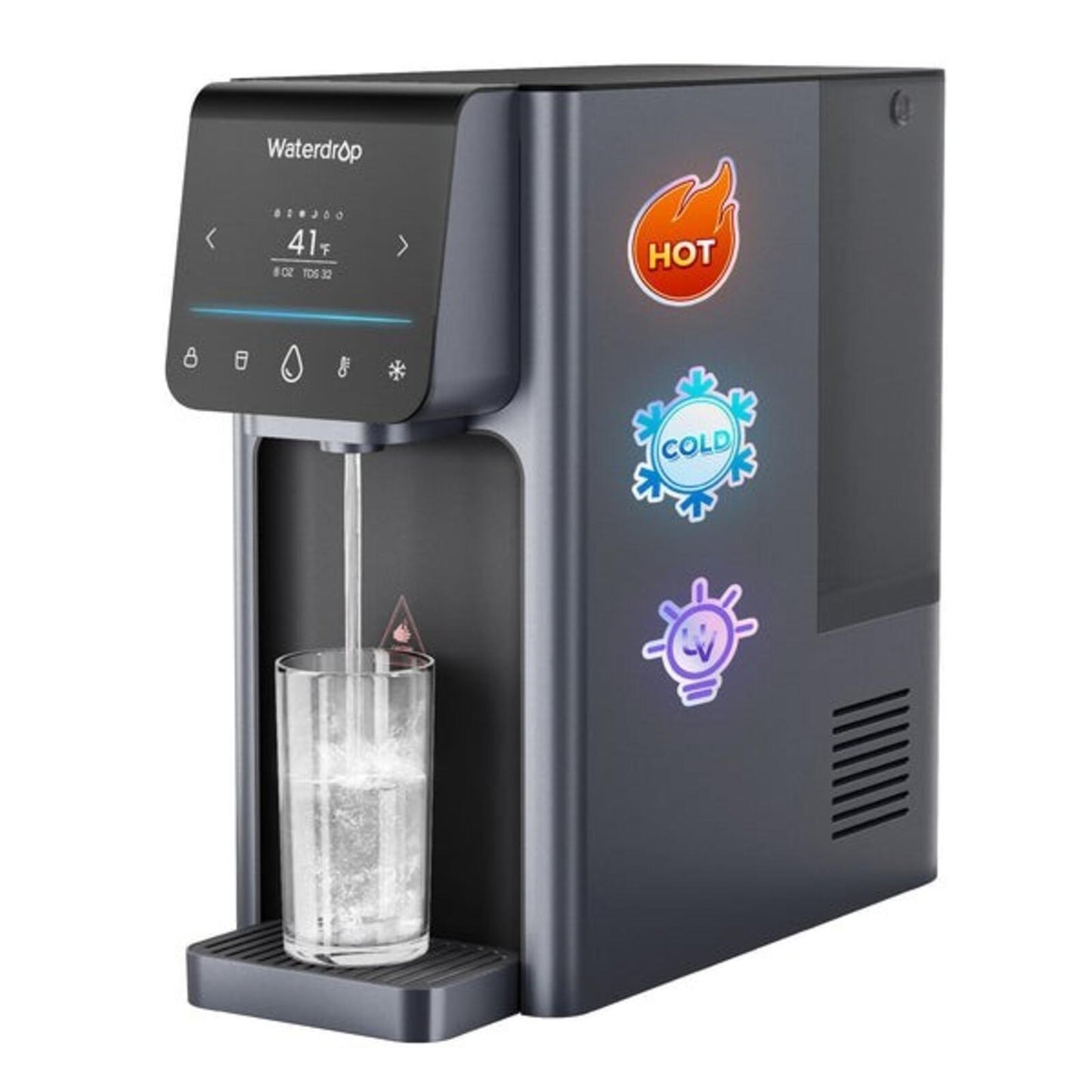 Waterdrop A1 Countertop Reverse Osmosis System Hot and Cold Water Dispenser NSF