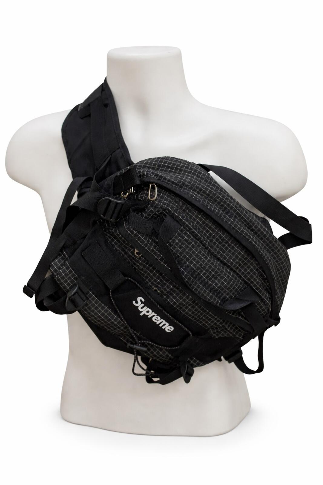 FW09 Supreme Mountain Bag Duffle Waist Shoulder Messenger Belt Black