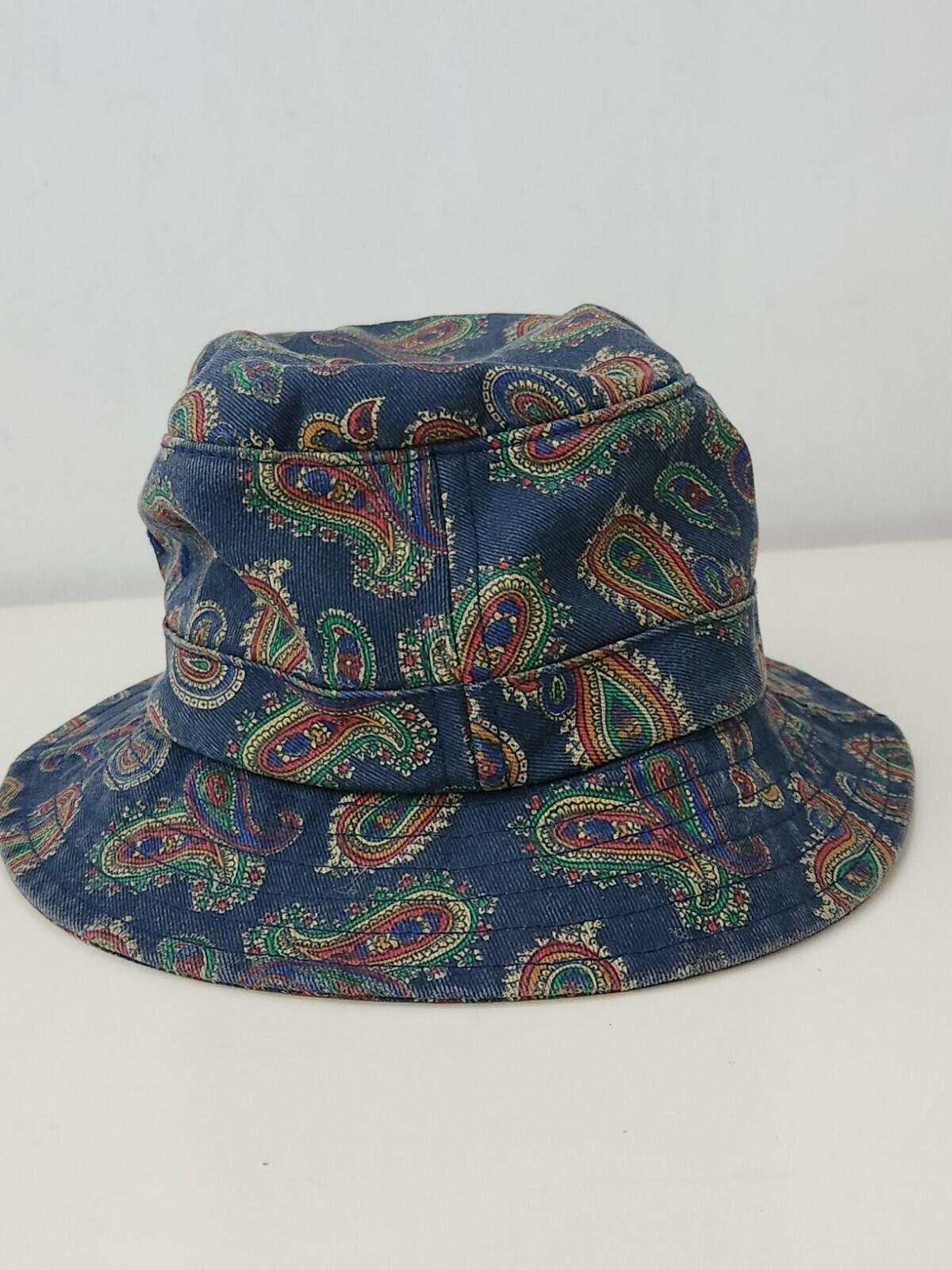 FW13 Supreme Paisley Crusher Hat Navy Size S/M