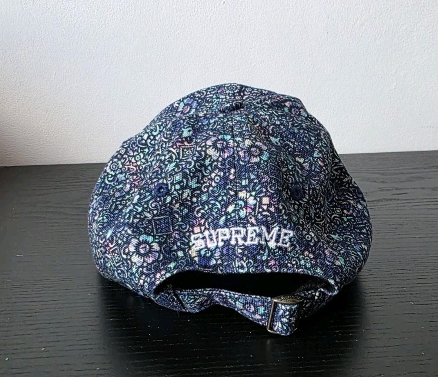FW21 Supreme Liberty Floral 6-panel Cap Blue