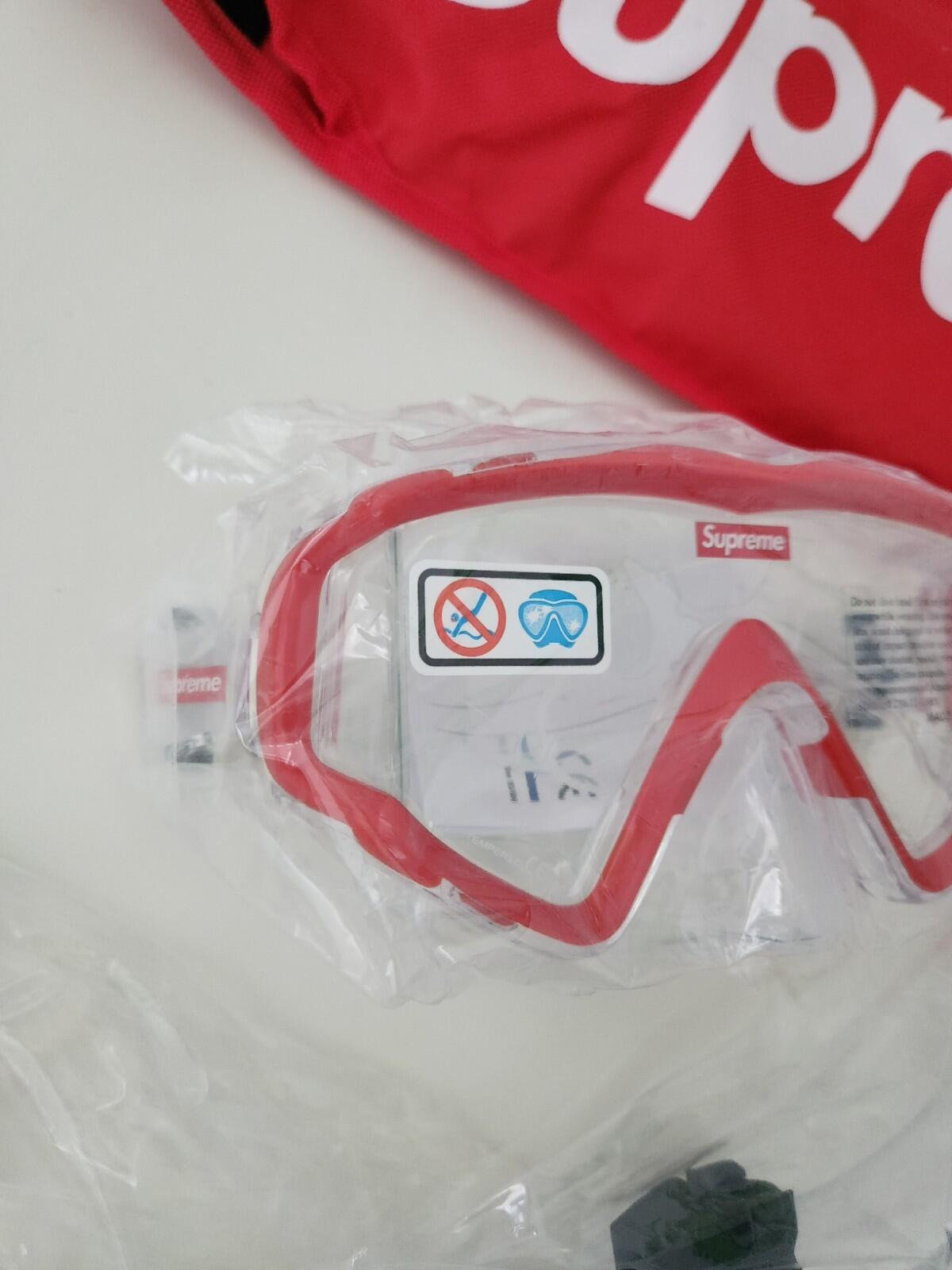 SS19 Supreme x Cressi Snorkel Set Silicone Mask & Snorkel