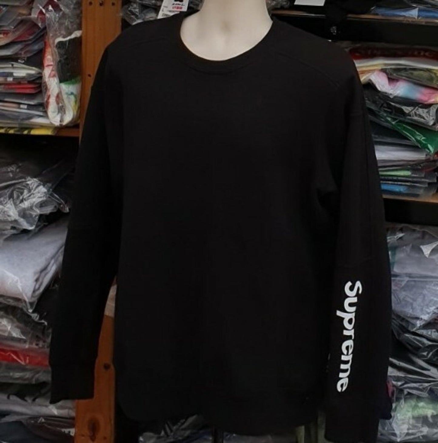 SS19 Supreme Formula Crewneck Black Size M