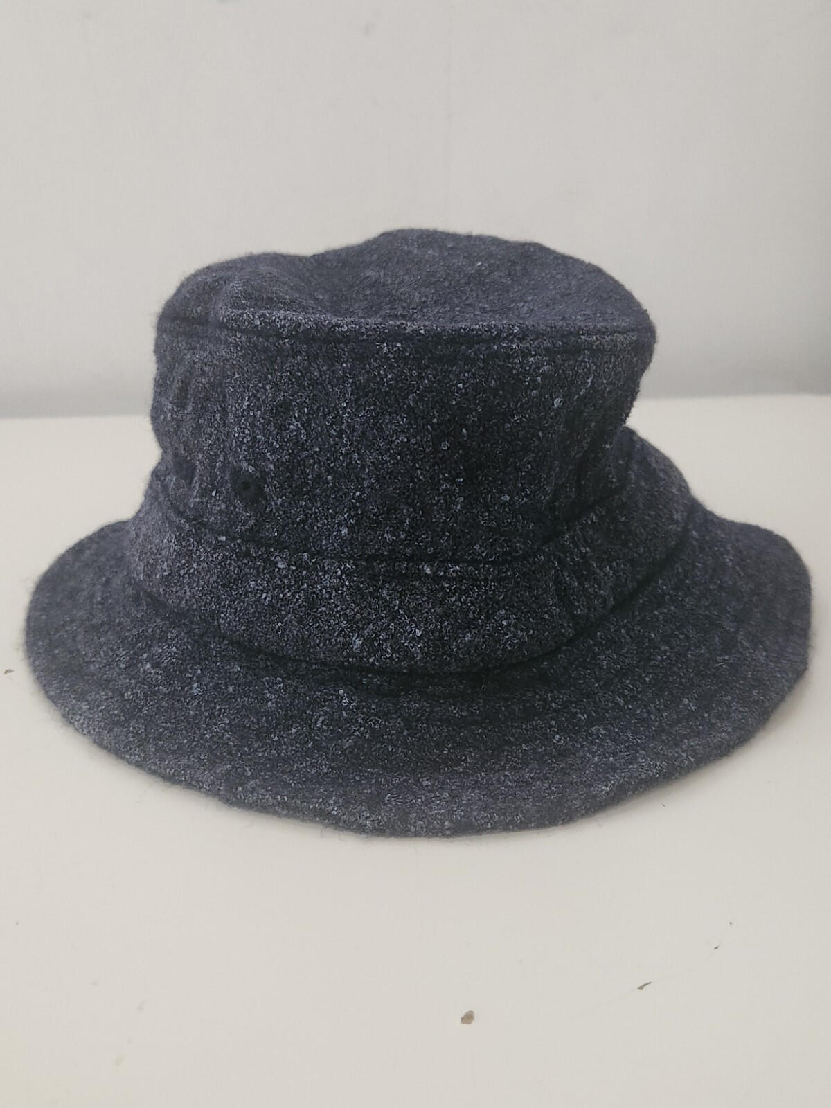 SS14 Supreme Loro Piana French Terry crusher Navy bucket hat Blue Vintage 2014