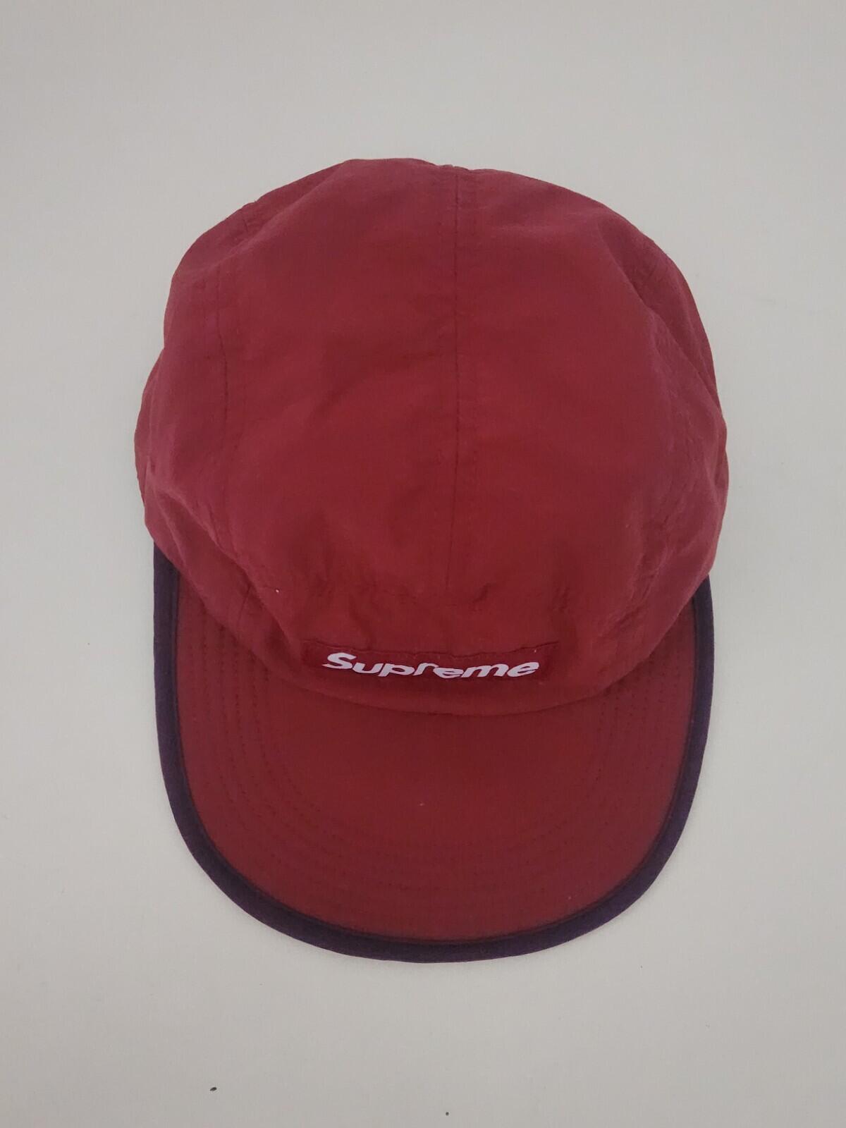 SS12 Supreme Nylon Soft Bill Camp Cap Burgundy