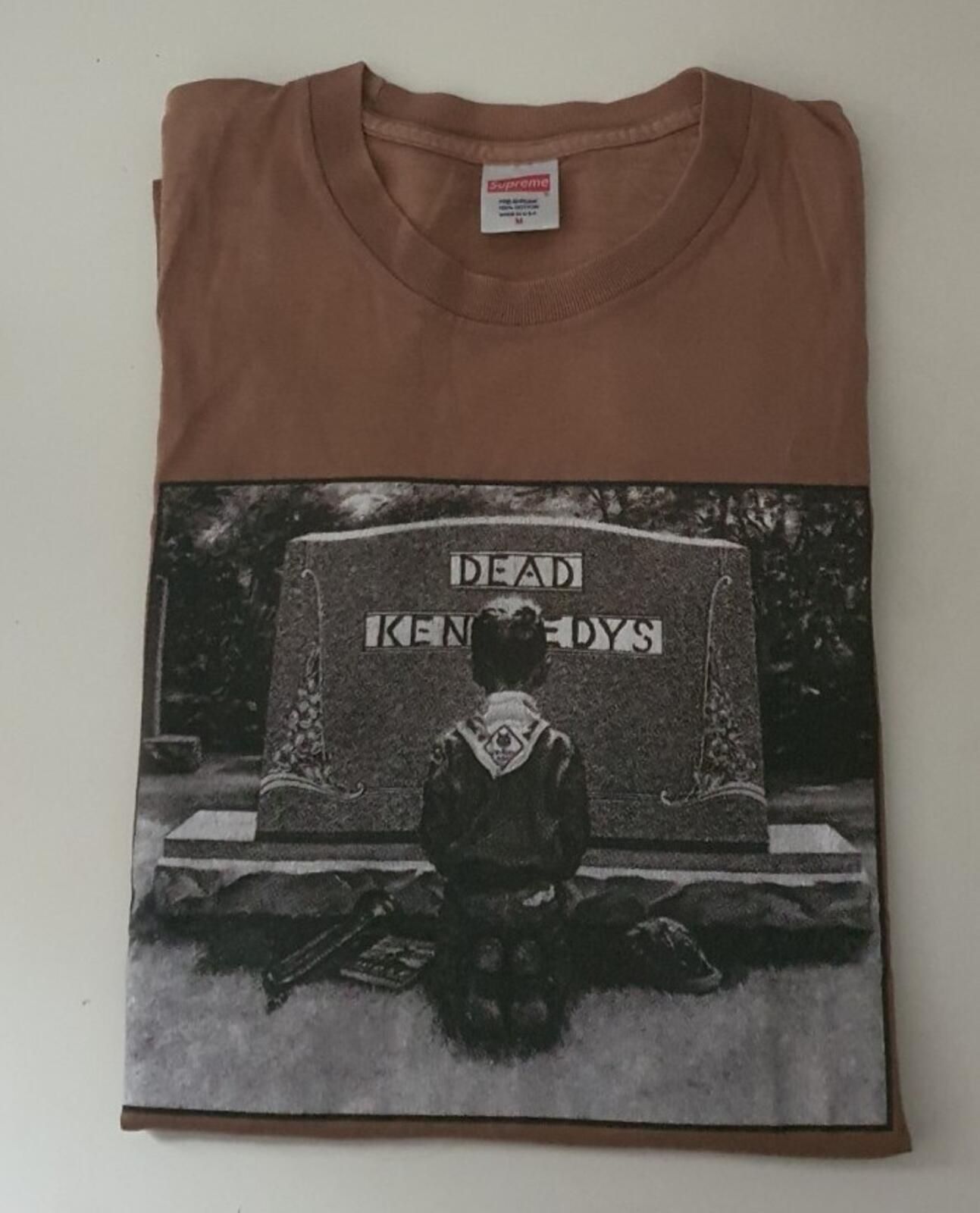 SS14 Supreme x Dead Kennedys Tee DYED in Brown Size M