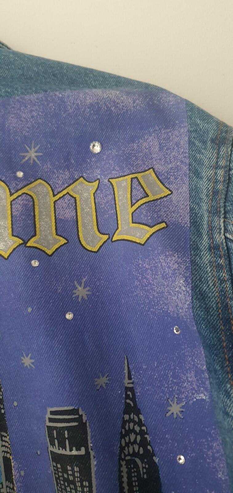 SS19 Supreme New York painted trucker jacket Size M Medium