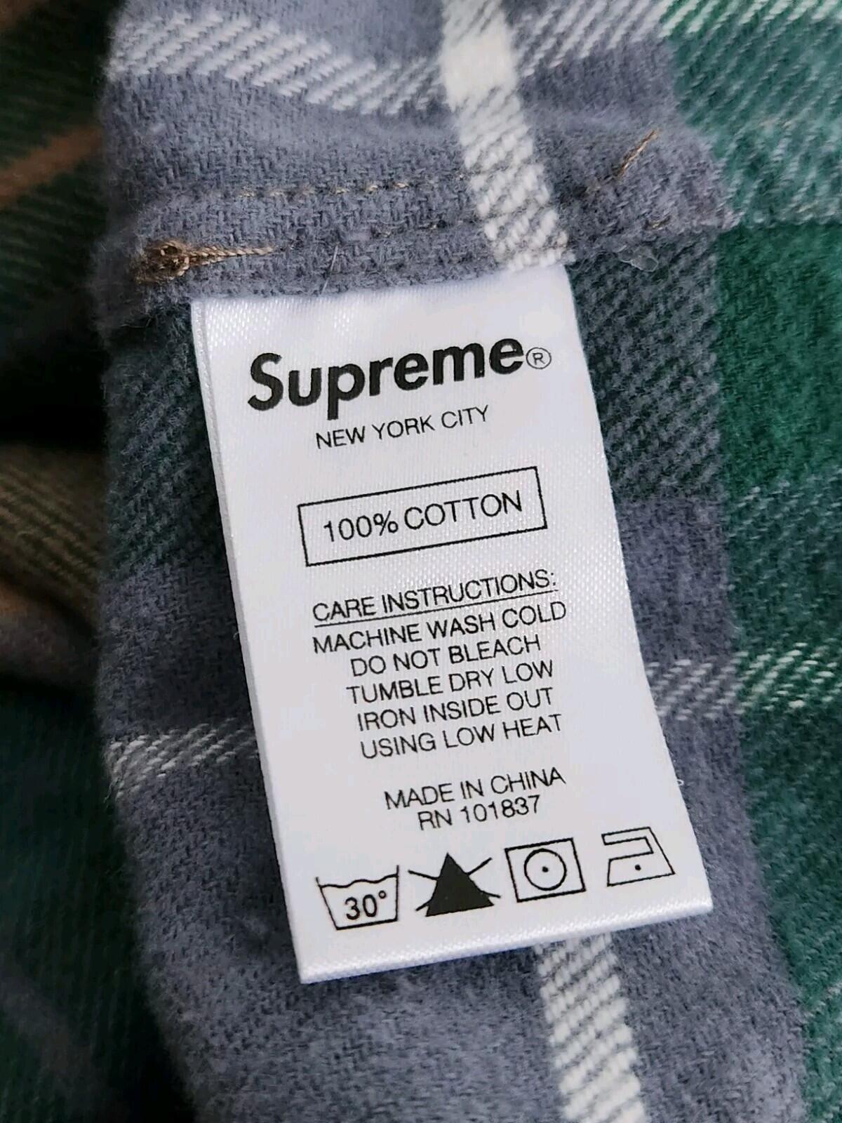 SS20 Supreme x Daniel Johnston plaid shirt Tan M Medium I KNOW SUPREME flannel
