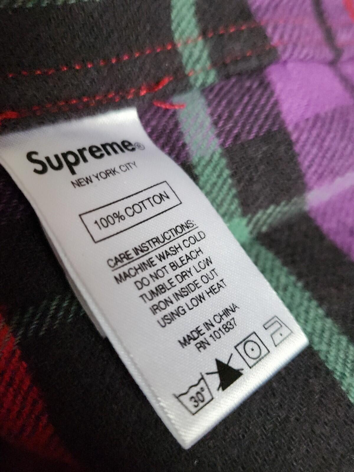 SS20 Supreme x Daniel Johnston plaid shirt red M Medium I KNOW SUPREME flannel