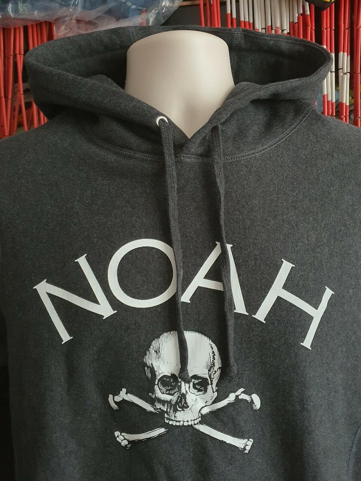FW19 NOAH Jolly Roger Kapuzenpullover Charcoal Größe S