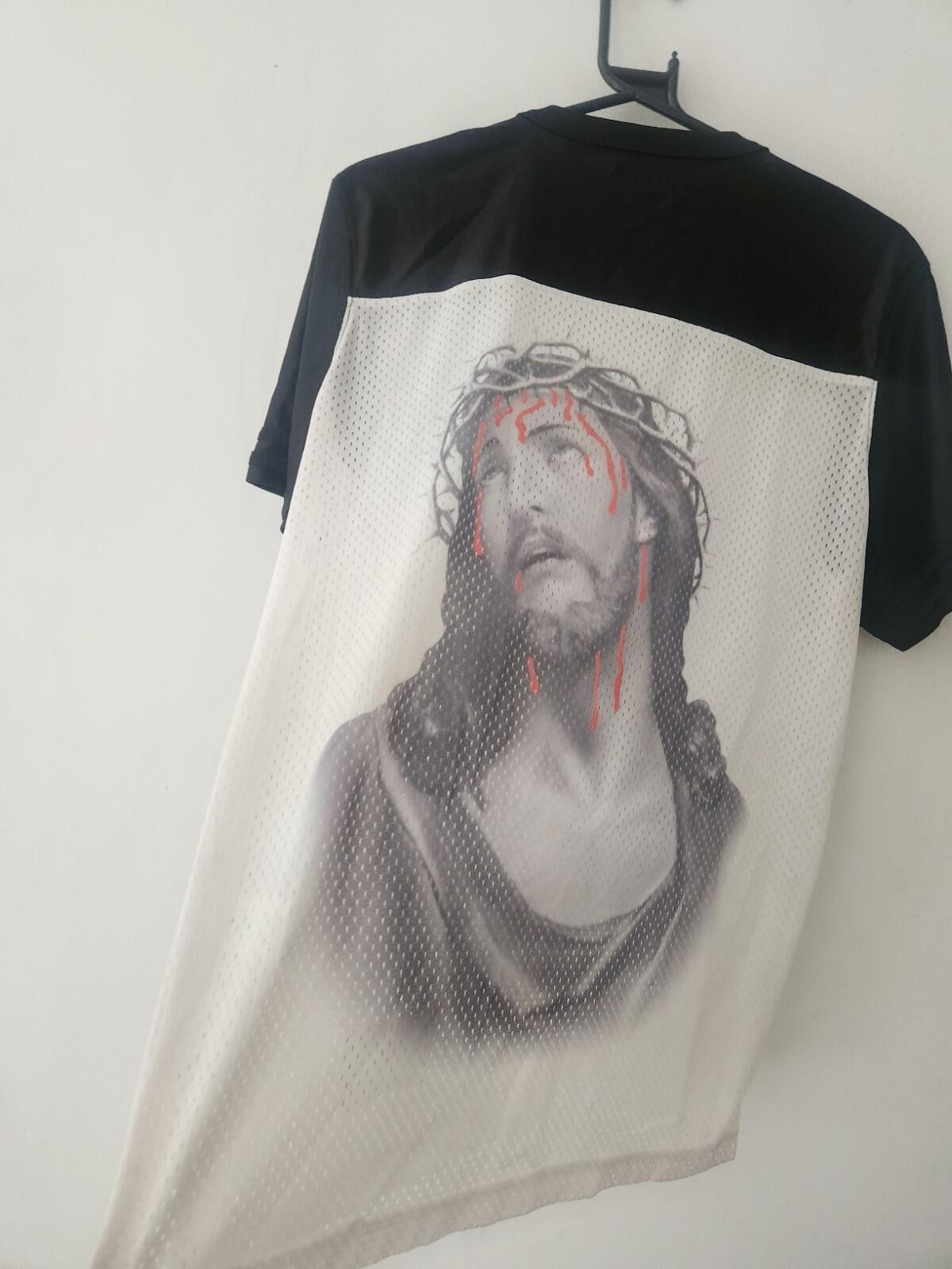 SS13 Supreme Jesus Football Top Trikot Vintage T-Shirt Schwarz Oberteil S Small