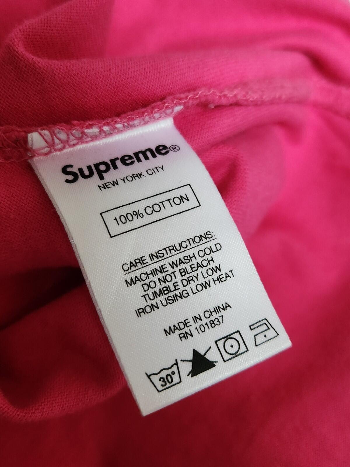 SS18 Supreme Small Box logo tee Size M Magenta Magenta T-shirt Pink
