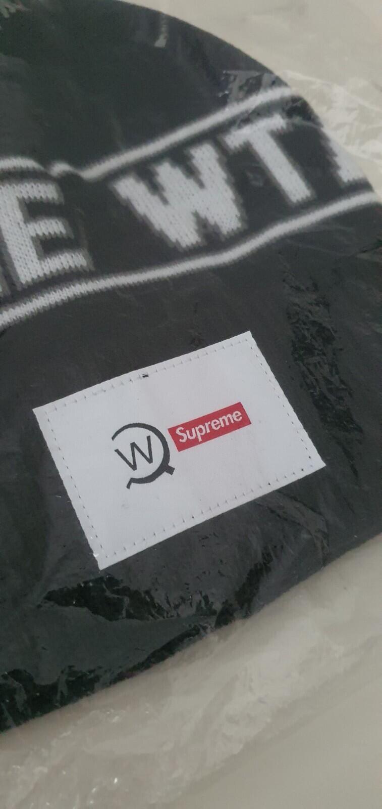 FW21 Supreme x WTAPS beanie Black New And Unopened Hat