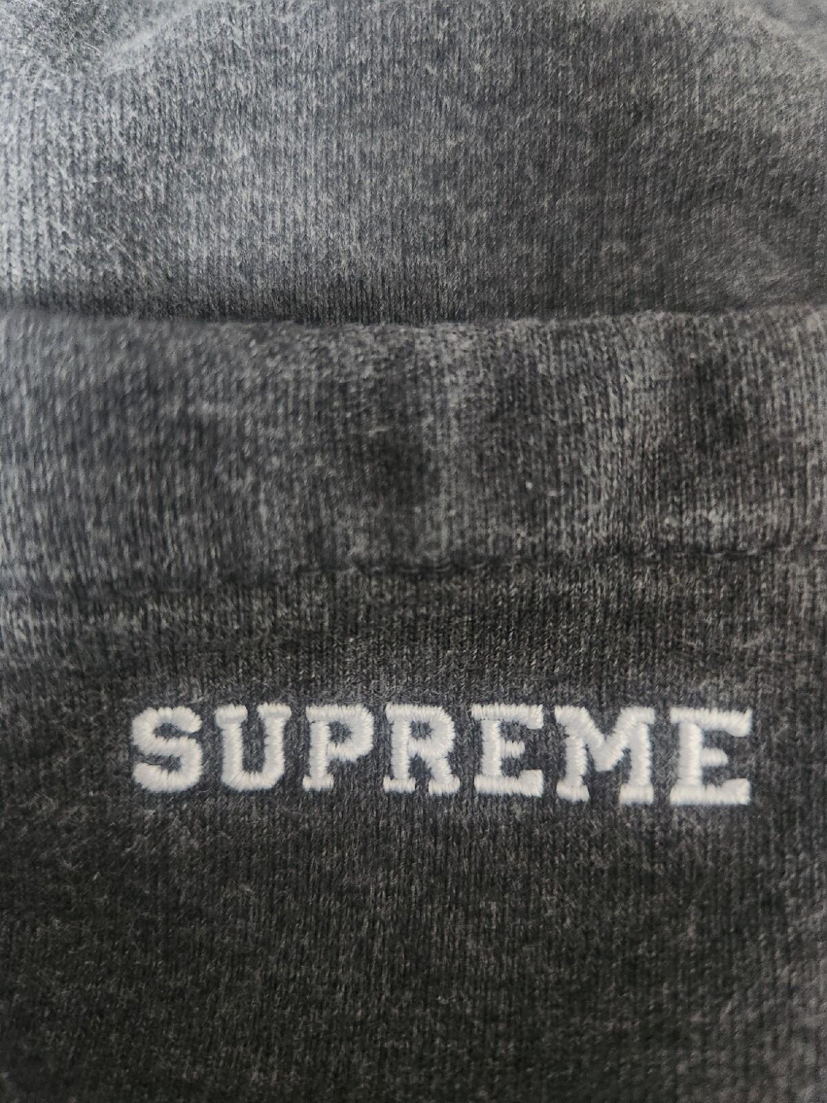 FW21 Supreme S Logo Split Sweatpant Gris Jaspeado Talla M